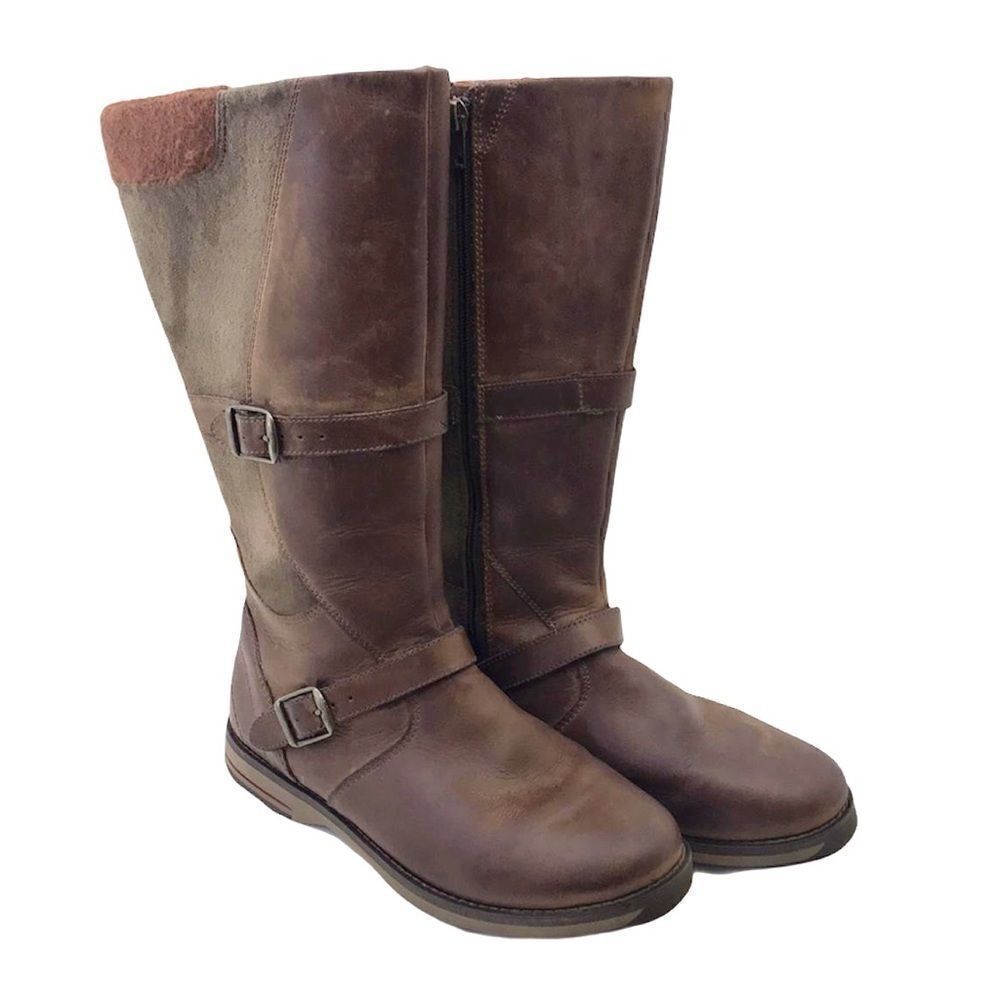 LL Bean Park Ridge Mid Calf Brown Boot Size 7